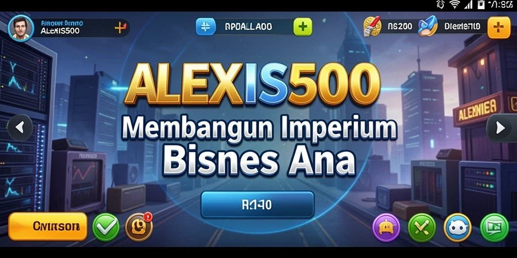 Tangkapan layar ALEXIS500 menampilkan gameplay yang menarik dan dinamis.