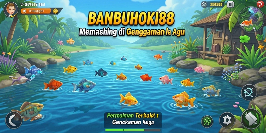 Tangkapan ikan yang menarik di BANBUHOKI88 dengan grafis menawan.