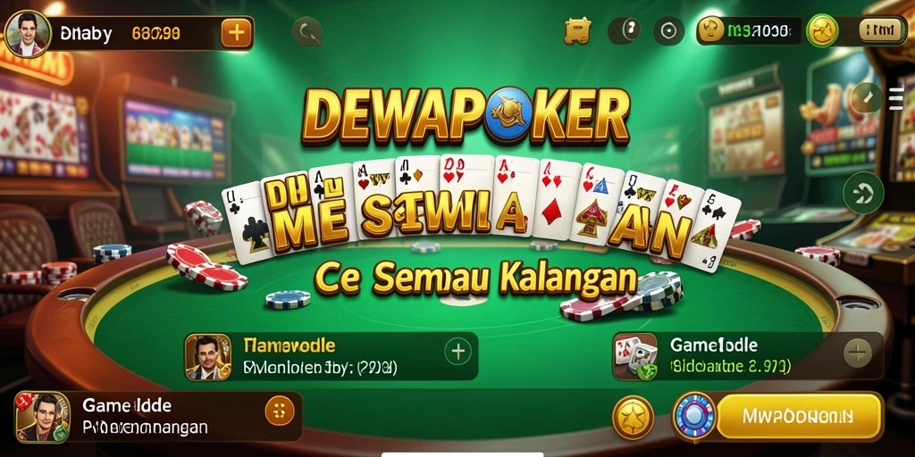 Tampilan gameplay DEWAPOKER yang menarik dan penuh aksi.