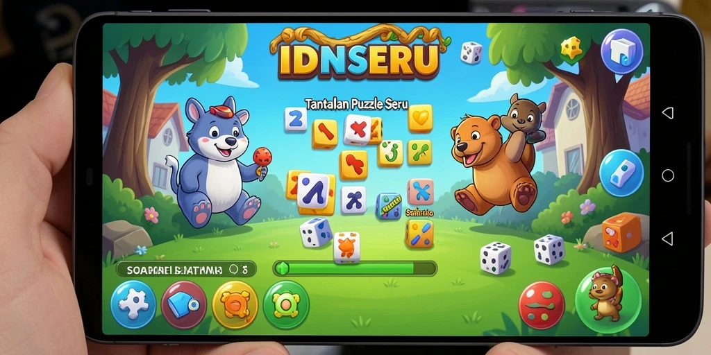 Tampilan gameplay Puzzle yang menantang dan seru.