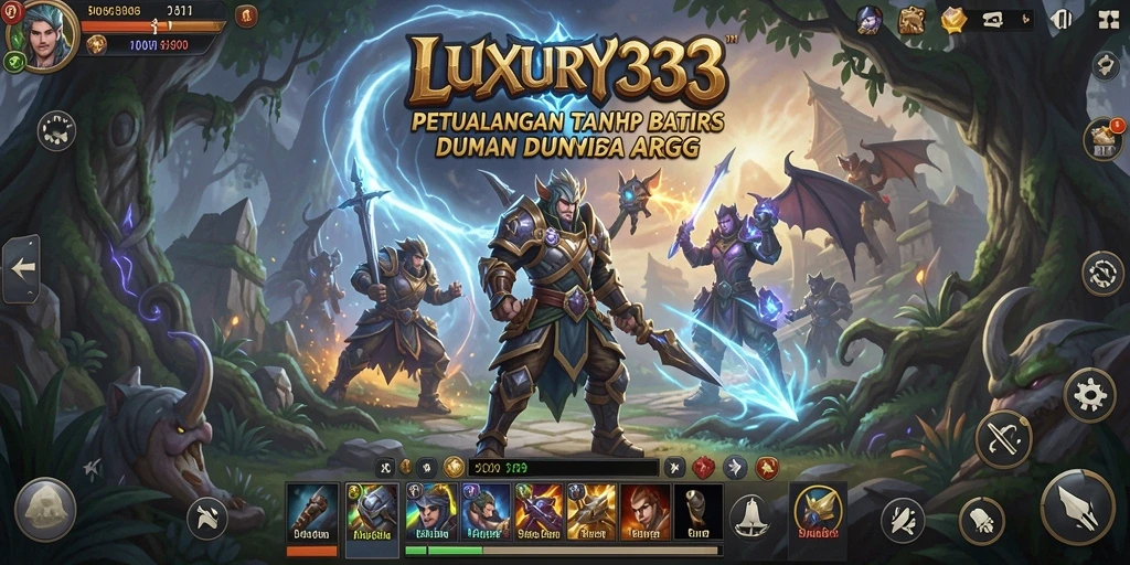 Tampilan luar biasa dari gameplay ARPG LUXURY333 yang menarik.