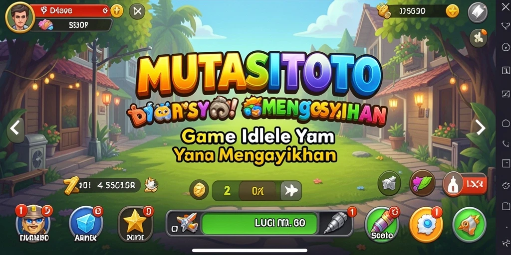 Tangkapan layar gameplay MUTASITOTO yang menunjukkan elemen Idle yang menarik.
