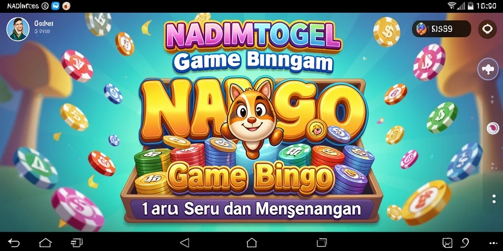 Tampilan gameplay seru NADIMTOGEL dengan antarmuka yang menarik.
