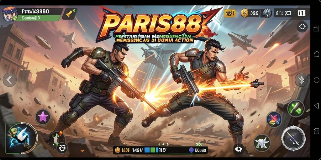 Tangkapan layar gameplay seru dan mendebarkan dalam PARIS88.