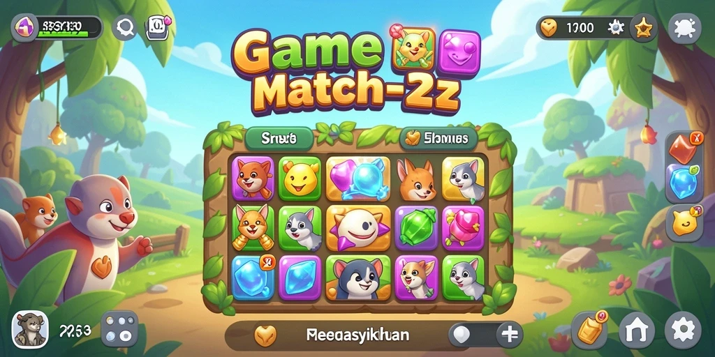 Gameplay seru dan menantang di RR33 Match-3.