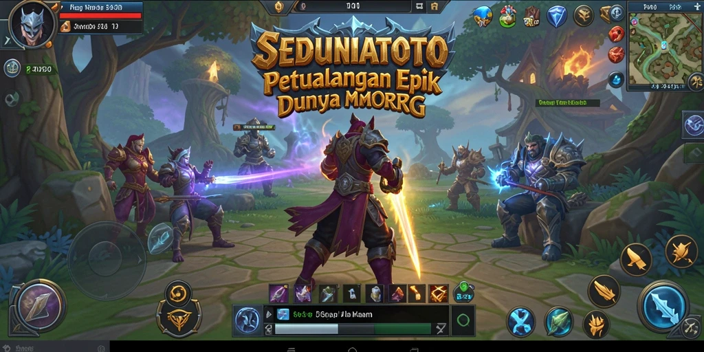 Tampilan gameplay SEDUNIATOTO yang penuh aksi dan petualangan.
