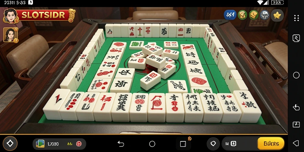 Screenshot gameplay SLOTSIDR menampilkan serunya bermain Mahjong.