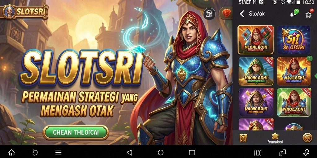 Tampilan utama gameplay SLOTSRI yang seru dan strategis.