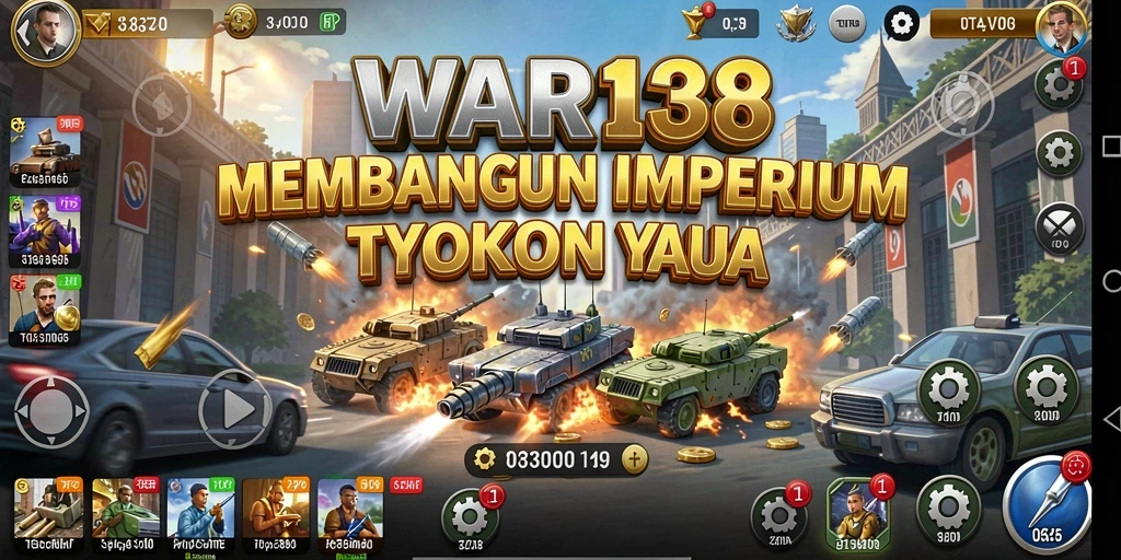 Screenshot utama WAR138 menunjukkan gameplay Tycoon yang seru dan menantang.