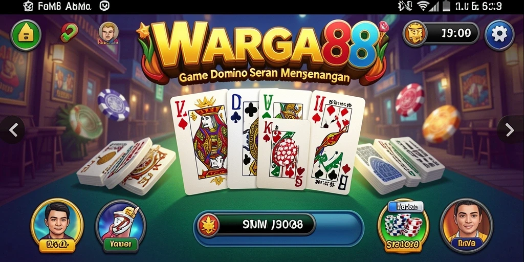 Tampilan gameplay seru dan interaktif WARGA88 yang menarik.